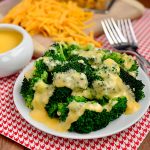 Broccoli with Cheddar Sauce Recipe